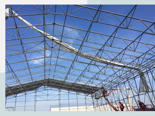 Шатровые ангары от 615 руб. в Ефремах и Тульской области