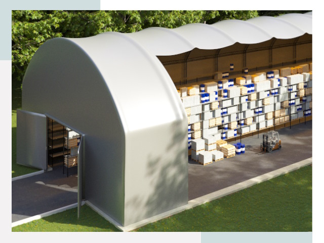 Тентовые ангары в Ефремах