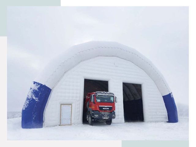 Мобильные ангары в Ефремах