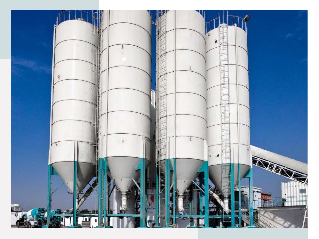 Строительство цементных силосов в Ефремах