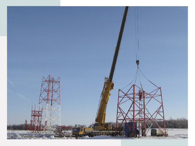 Монтаж вышек связи в Ефремах