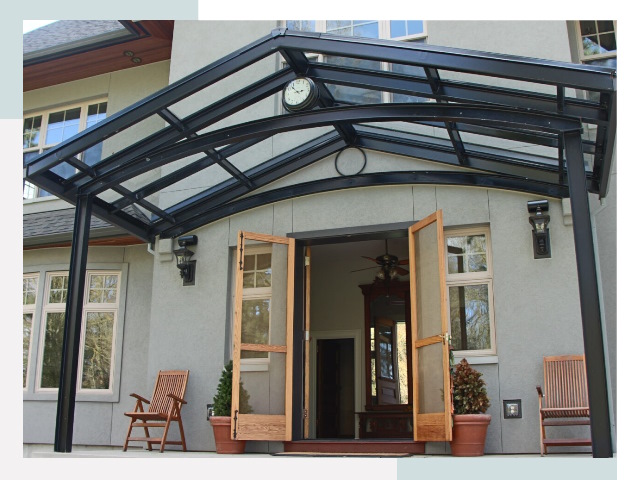 Козырьки металлические в Ефремах