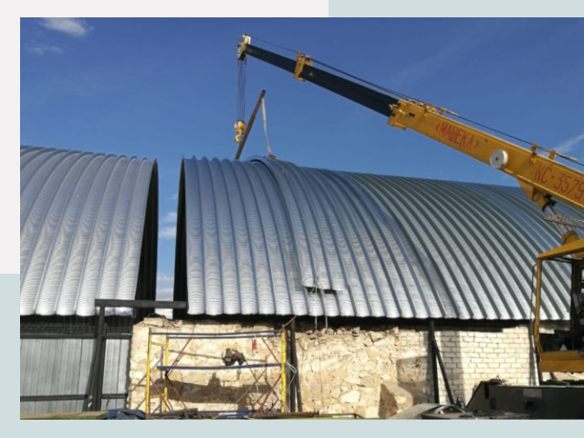 Реконструкция ангаров в Ефремах от 615 руб.