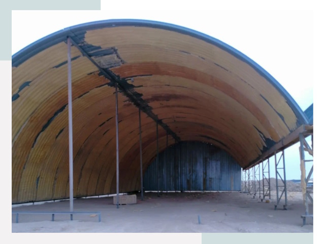 Реконструкция ангаров в Ефремах