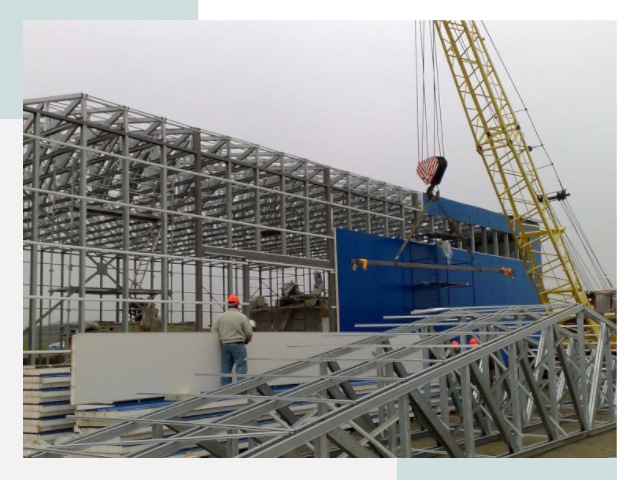 Монтаж ангаров в Ефремах